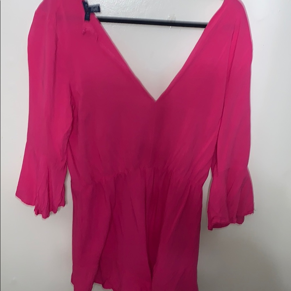 Pink Ruffled Romper - Picture 3 of 4